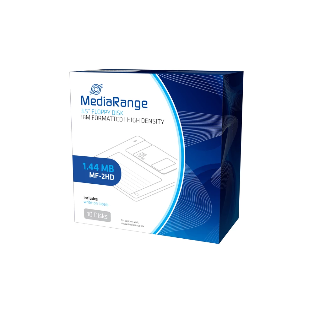 MEDIARANGE 2HD 1,44MB FLOPPY LEMEZ MR200 (10)