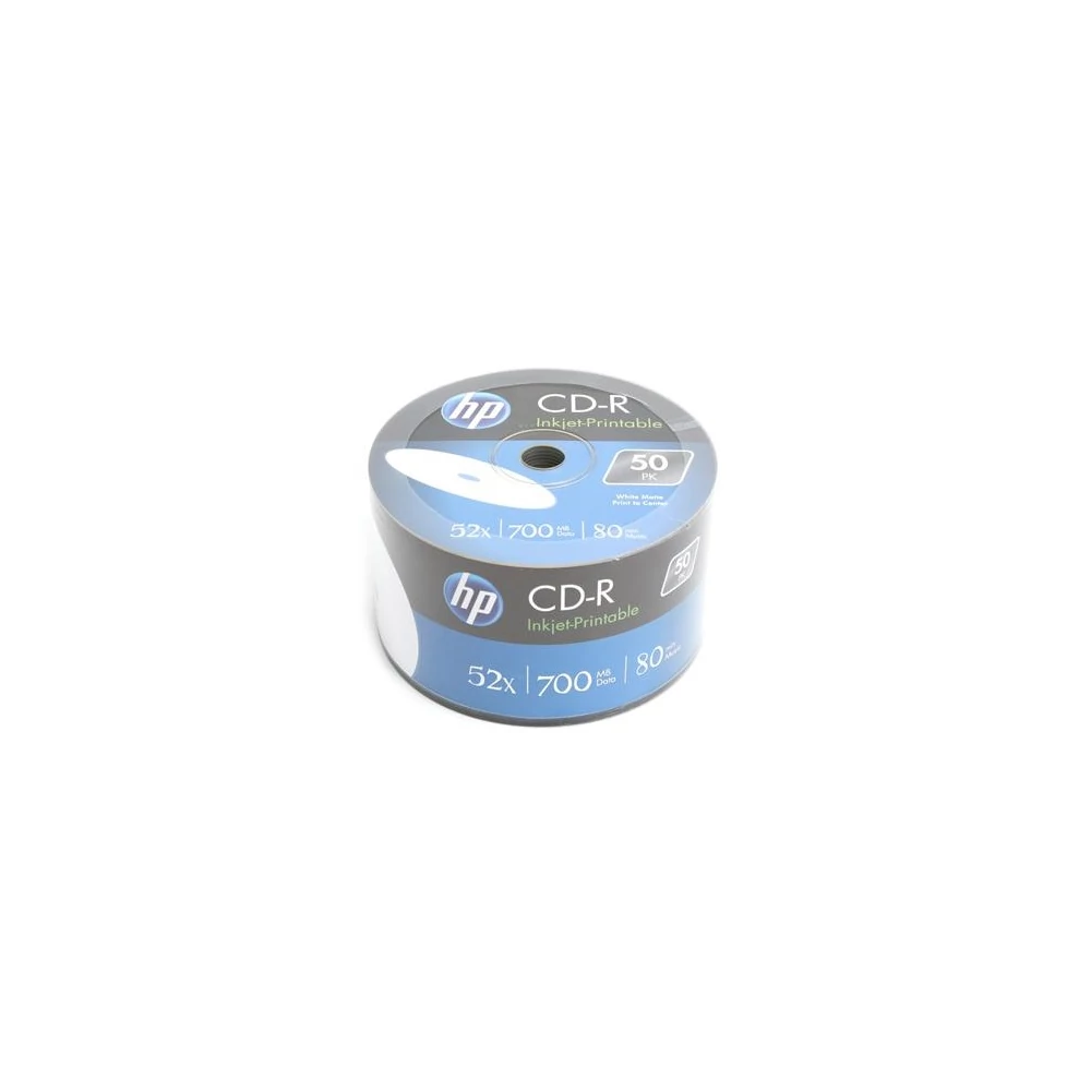 HP CD-R 52X FULL NYOMTATHATÓ SHRINK (50)