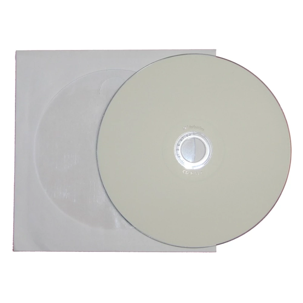 VERBATIM CD-R 52X FULL NYOMTATHATÓ ID BRANDED PAPÍRTOKBAN (10)