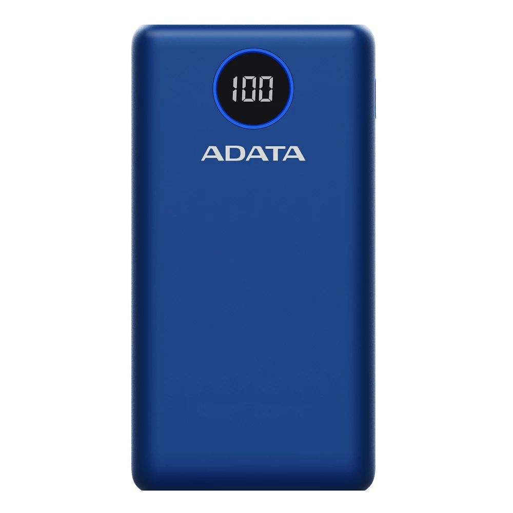 ADATA P20000QCD POWERBANK 20.000 mAh 18W QC 3.0/PD 3.0 KÉK