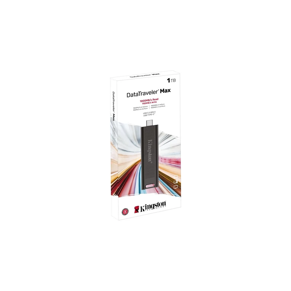 KINGSTON DATATRAVELER MAX USB-C 3.2 GEN 2 PENDRIVE 1TB (1000/900 MB/s)