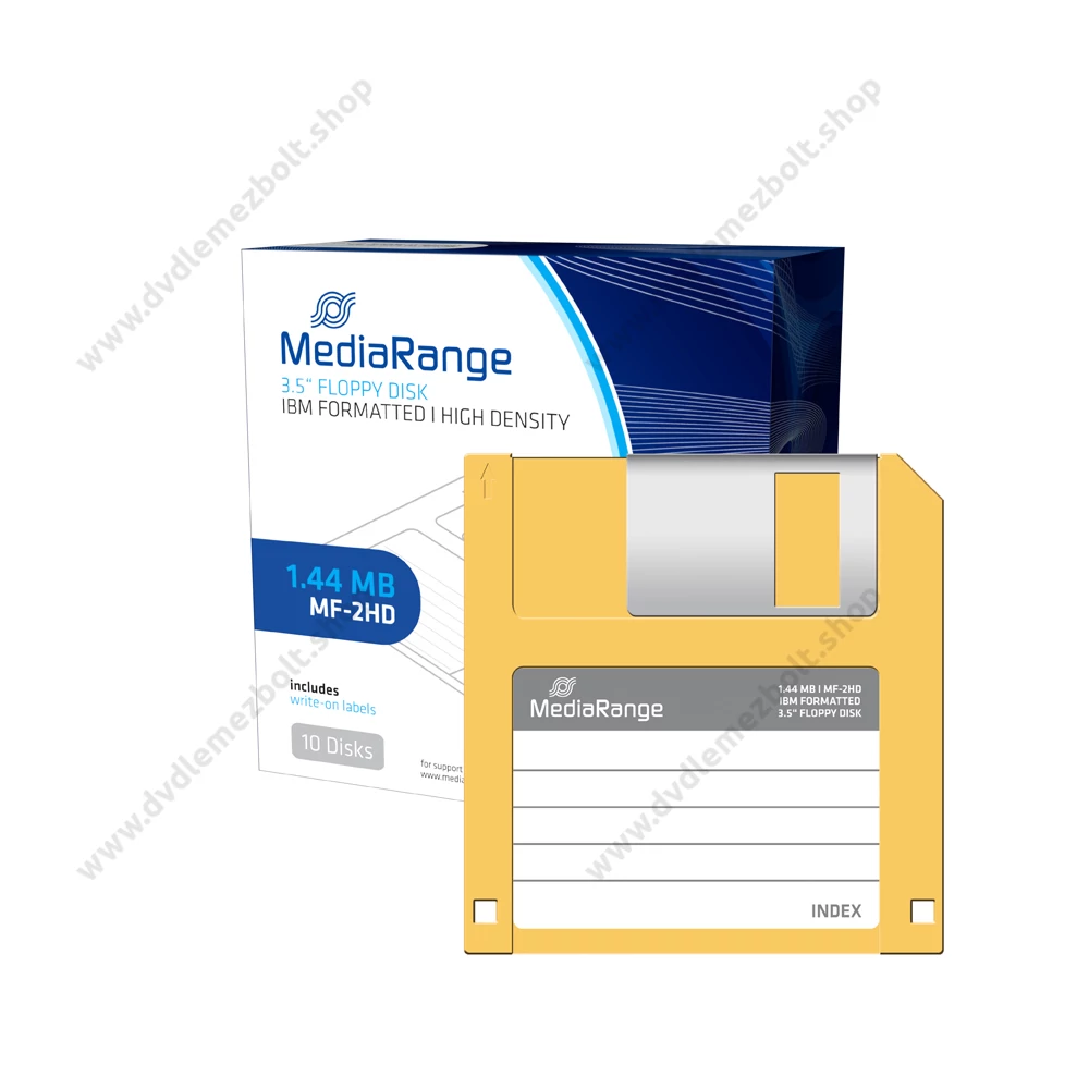 MEDIARANGE 2HD 1,44MB FLOPPY LEMEZ MR200 (10)
