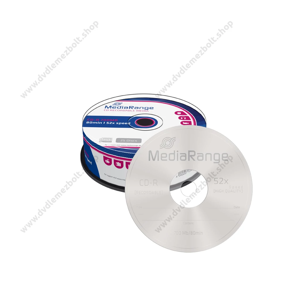 MEDIARANGE CD-R 52X CAKE (25) MR201