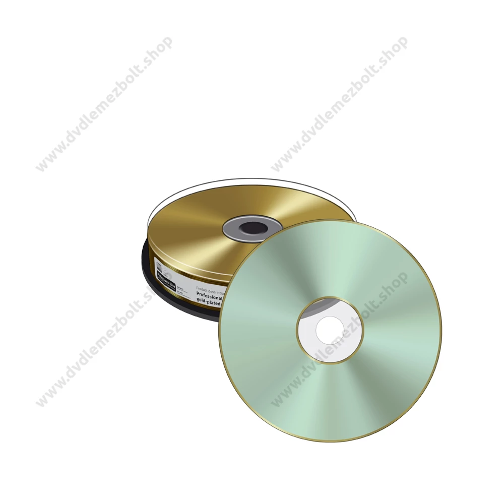 MEDIARANGE PROFESSIONAL LINE CD-R 52X ARANYOZOTT SZITÁZHATÓ/HŐTRANSZFERES NYOMTATHATÓ CAKE (10) MRPL510
