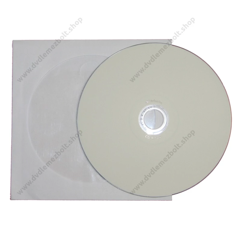 VERBATIM CD-R 52X FULL NYOMTATHATÓ ID BRANDED PAPÍRTOKBAN (10)