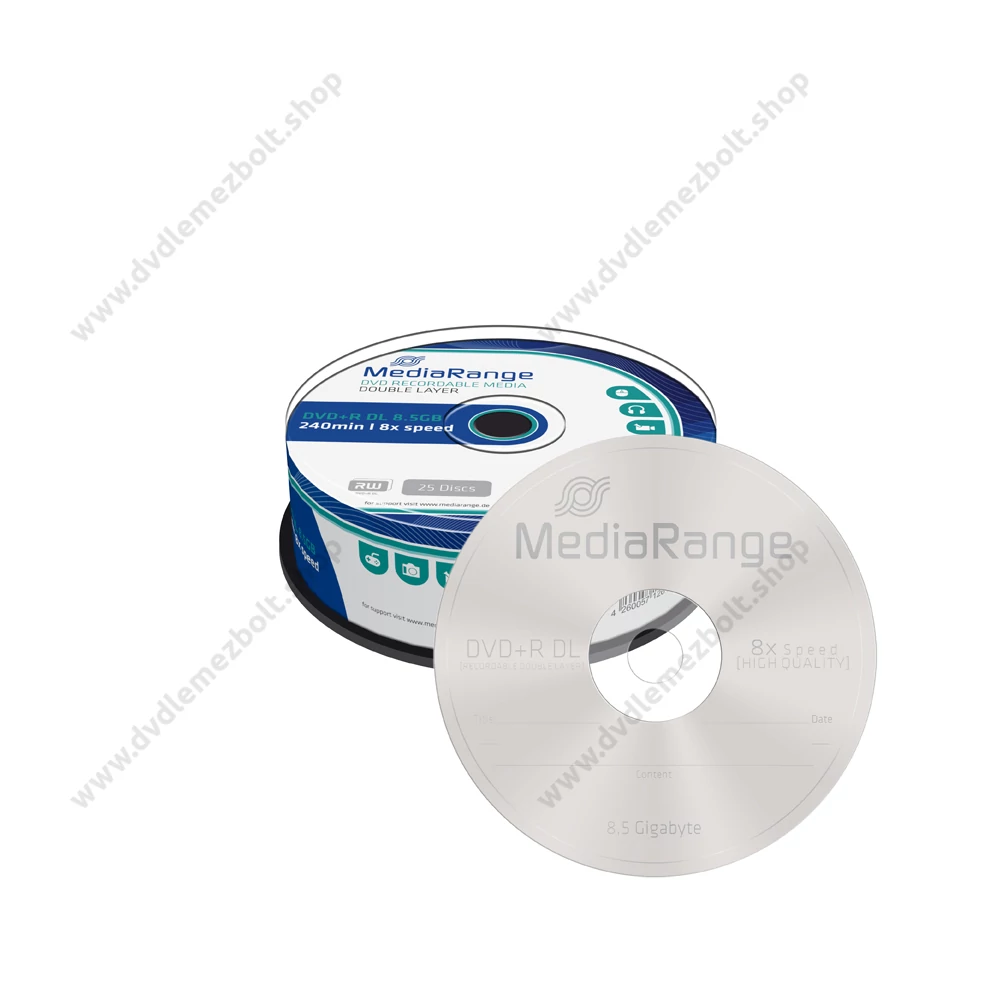 MEDIARANGE DVD+R 8X DL CAKE (25) MR469