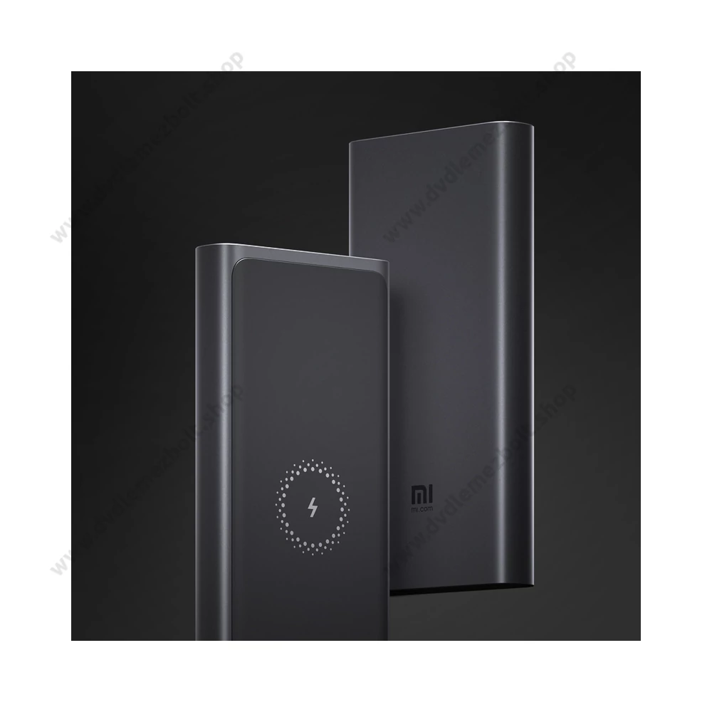 XIAOMI MI POWERBANK 3 WIRELESS 10.000 mAh QI VEZETÉK NÉLKÜLI GYORSTÖLTÉSSEL FEKETE