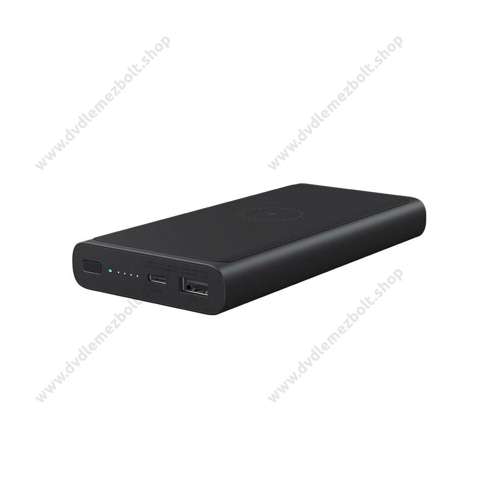 XIAOMI MI POWERBANK 3 WIRELESS 10.000 mAh QI VEZETÉK NÉLKÜLI GYORSTÖLTÉSSEL FEKETE