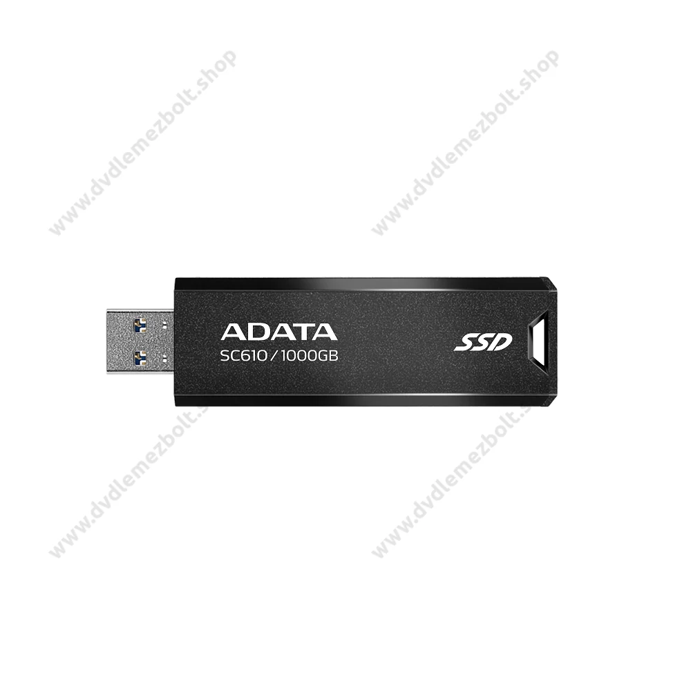 ADATA SC610 USB 3.2 GEN 2 KÜLSŐ SSD MEGHAJTÓ 1000GB FEKETE