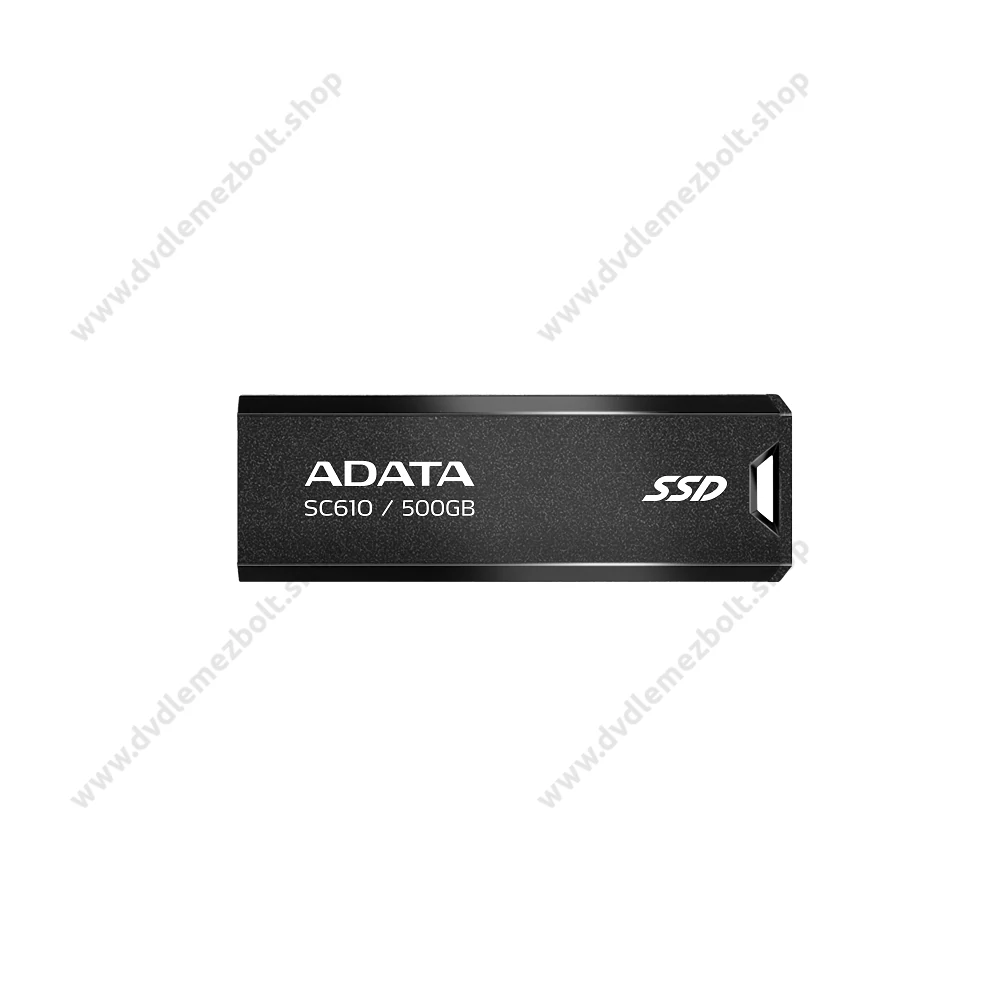 ADATA SC610 USB 3.2 GEN 2 KÜLSŐ SSD MEGHAJTÓ 500GB FEKETE
