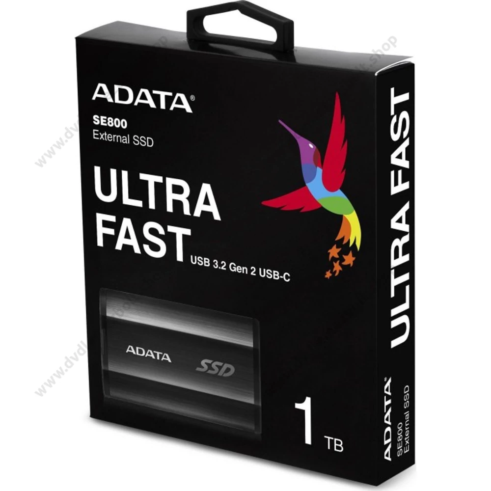 ADATA SE800 USB-C 3.2 GEN 2 KÜLSŐ SSD MEGHAJTÓ 1TB FEKETE