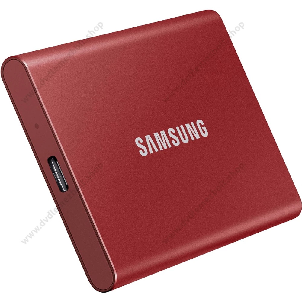 SAMSUNG T7 USB-C 3.2 GEN 2 KÜLSŐ SSD MEGHAJTÓ 1TB PIROS