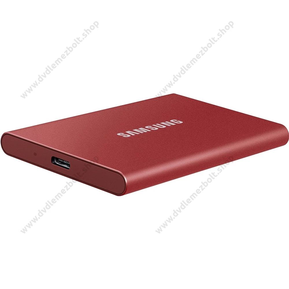 SAMSUNG T7 USB-C 3.2 GEN 2 KÜLSŐ SSD MEGHAJTÓ 2TB PIROS