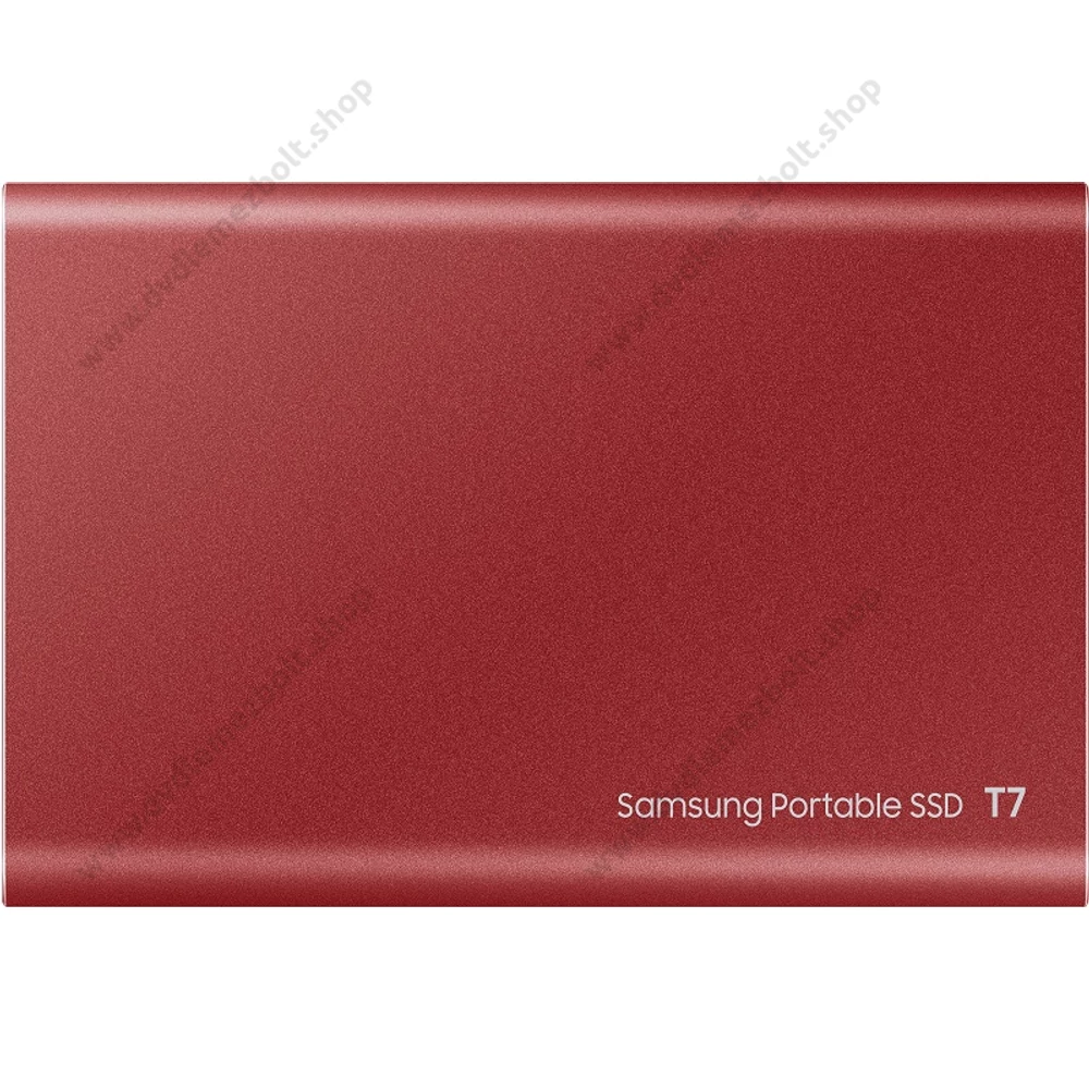 SAMSUNG T7 USB-C 3.2 GEN 2 KÜLSŐ SSD MEGHAJTÓ 500GB PIROS