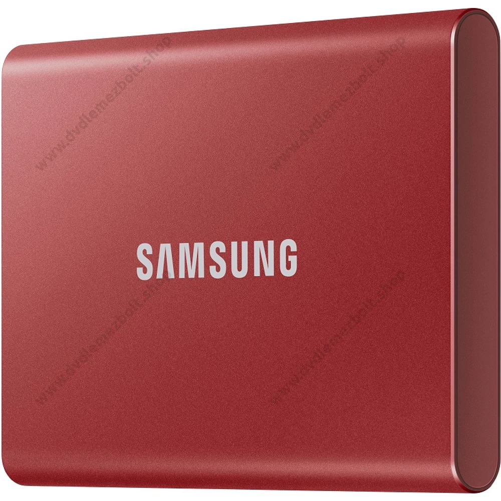 SAMSUNG T7 USB-C 3.2 GEN 2 KÜLSŐ SSD MEGHAJTÓ 500GB PIROS