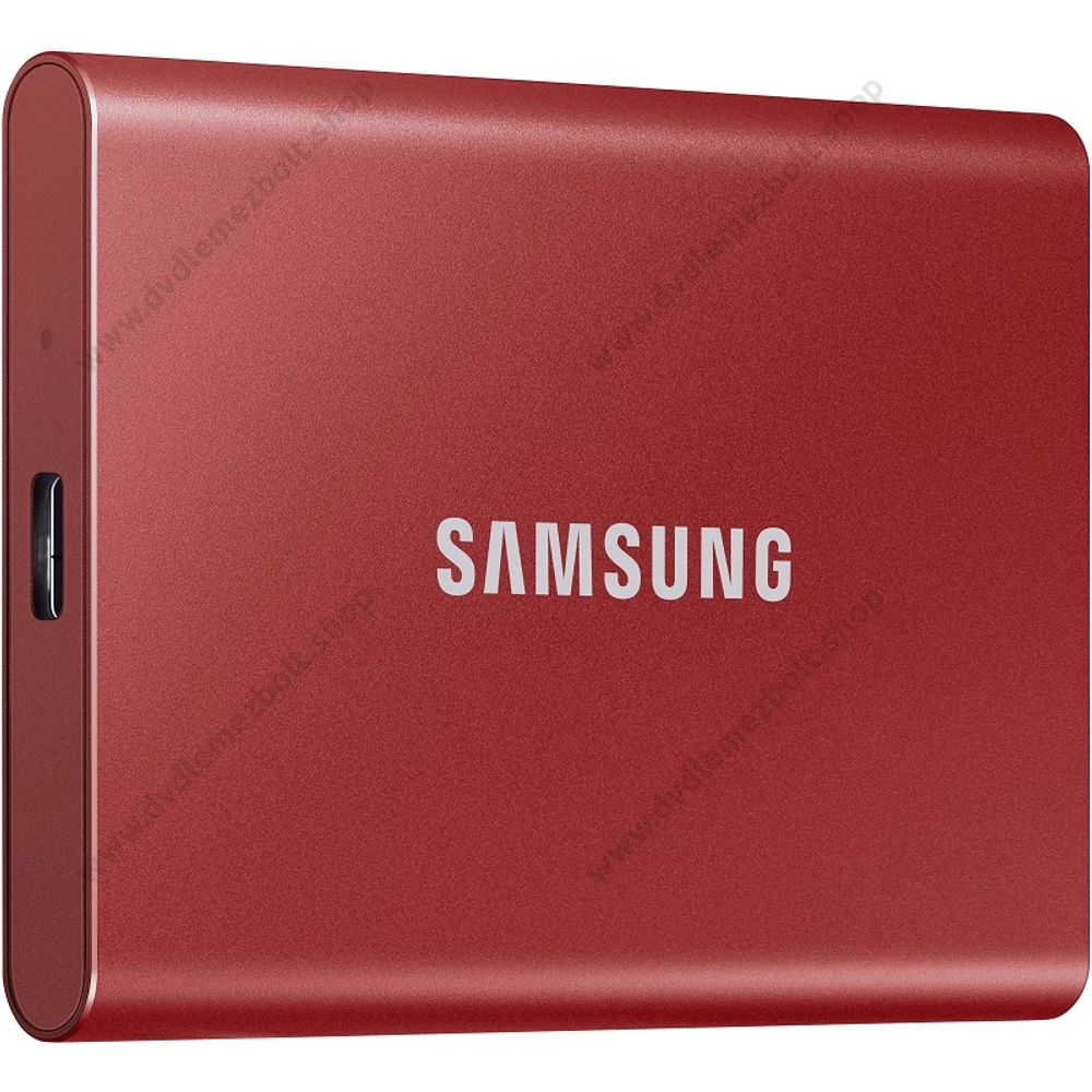 SAMSUNG T7 USB-C 3.2 GEN 2 KÜLSŐ SSD MEGHAJTÓ 500GB PIROS
