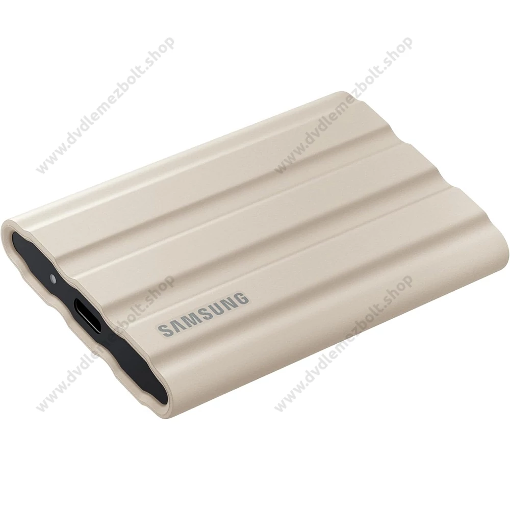 SAMSUNG T7 SHIELD USB-C 3.2 GEN 2 KÜLSŐ SSD MEGHAJTÓ 2TB BÉZS