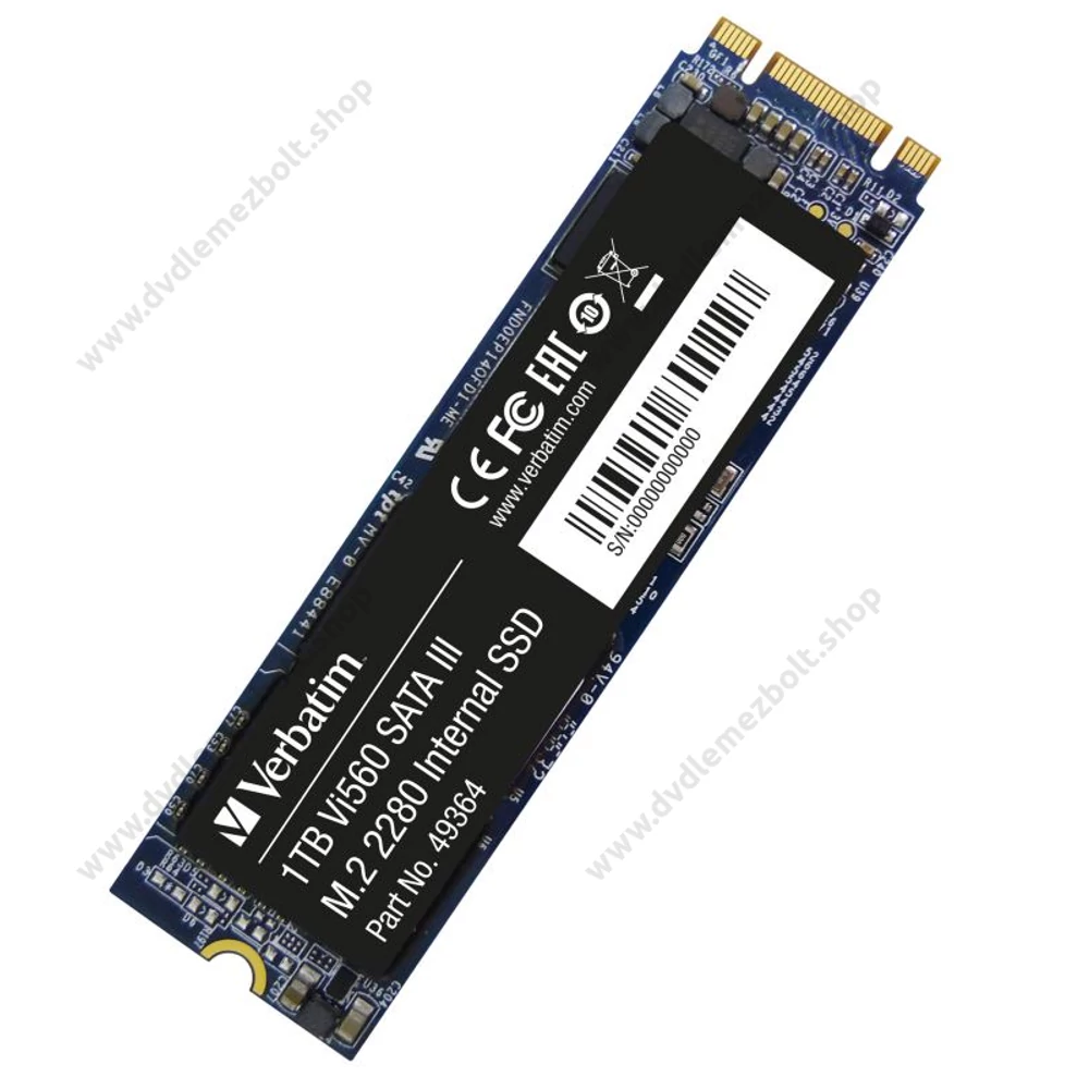 VERBATIM Vi560 S3 M.2 2280 SATA III 560/520 MB/s SSD MEGHAJTÓ 1TB