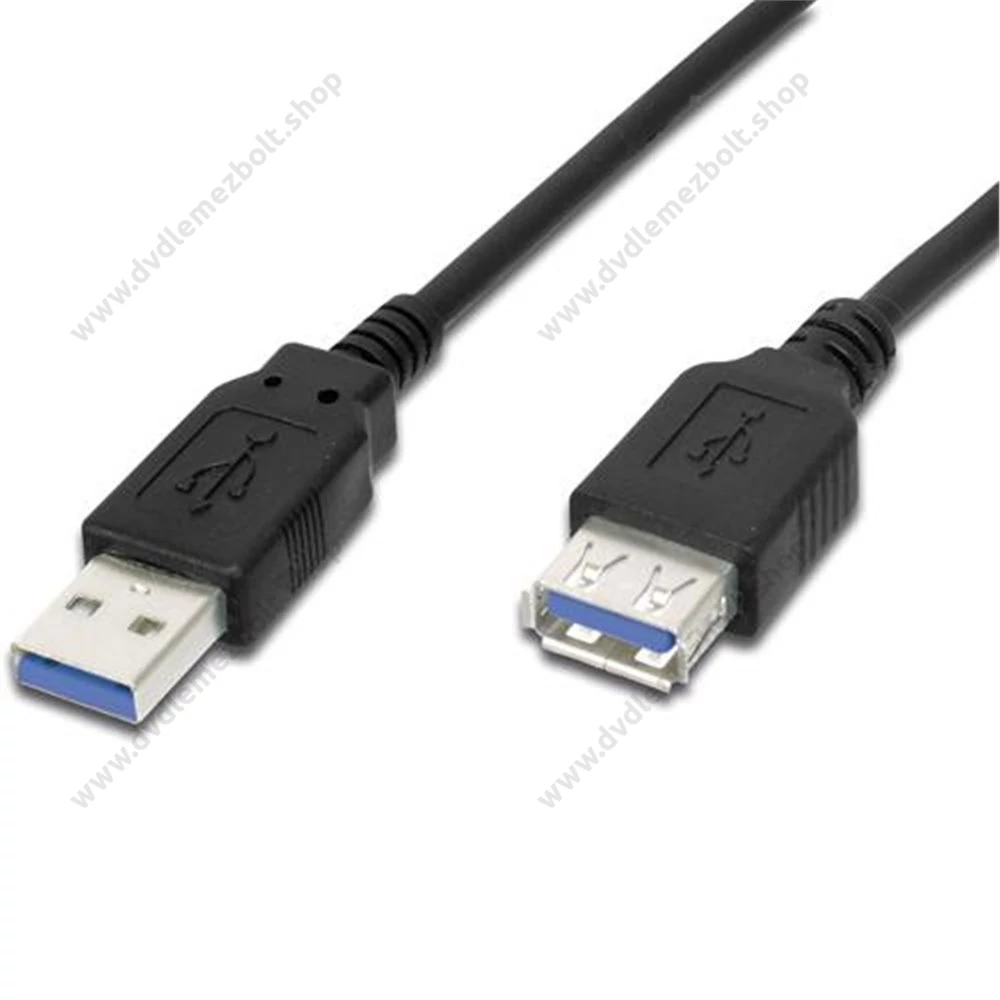 PREMIUMCORD USB 3.0 AM-AF HOSSZABBÍTÓ KÁBEL 1m FEKETE