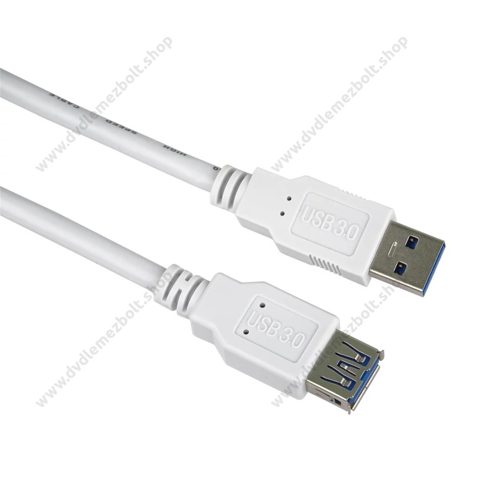 PREMIUMCORD USB 3.0 AM-AF HOSSZABBÍTÓ KÁBEL 1m FEHÉR
