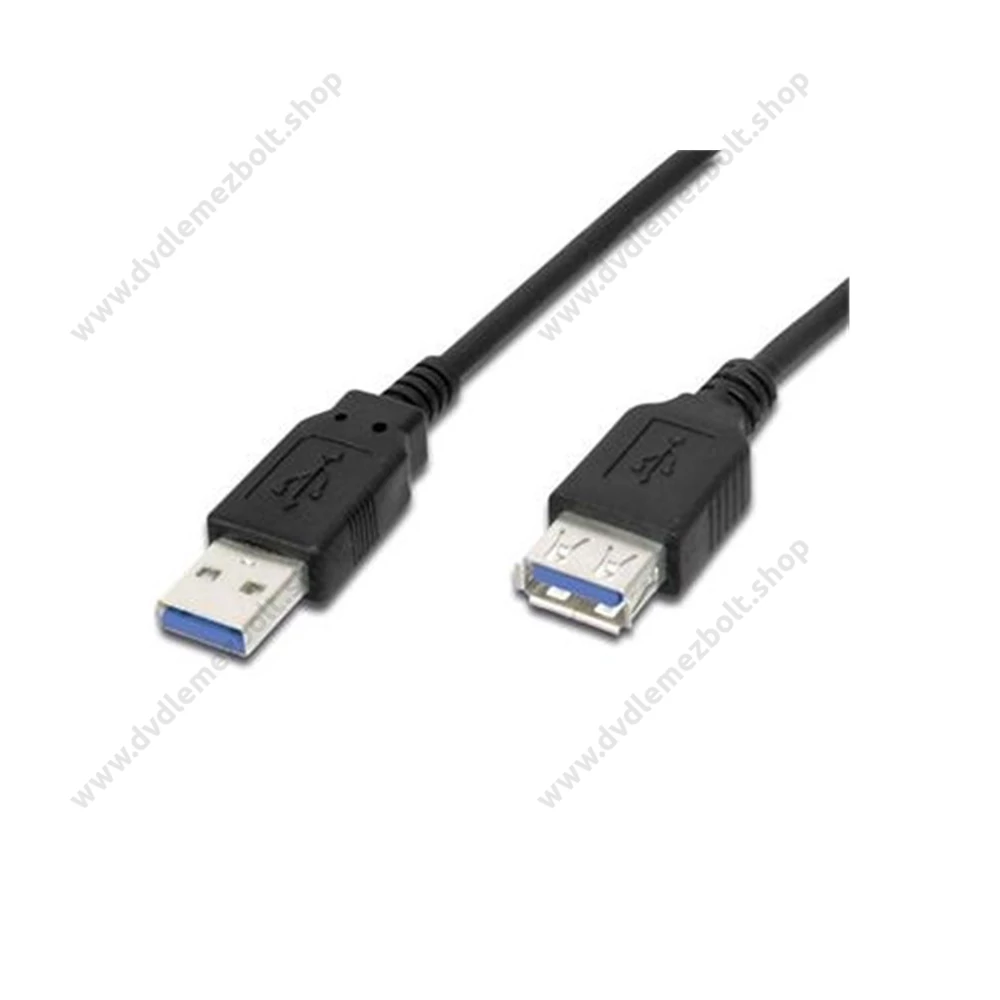 PREMIUMCORD USB 3.0 AM-AF HOSSZABBÍTÓ KÁBEL 3m FEKETE