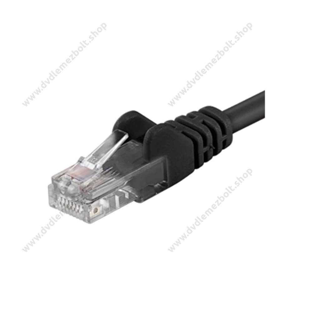 PREMIUMCORD UTP PATCH KÁBEL CAT6 5m FEKETE