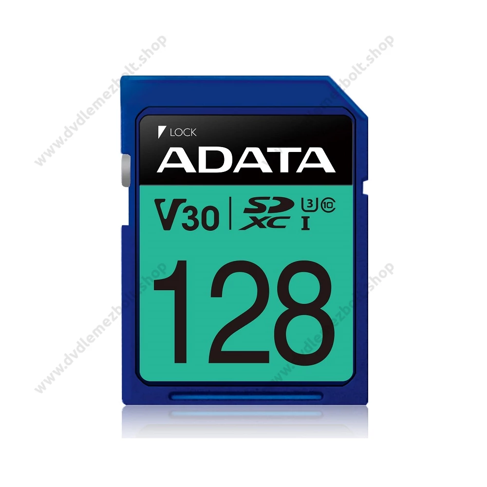 ADATA PREMIER PRO SDXC 128GB CLASS 10 UHS-I U3 V30 100/80 MB/s