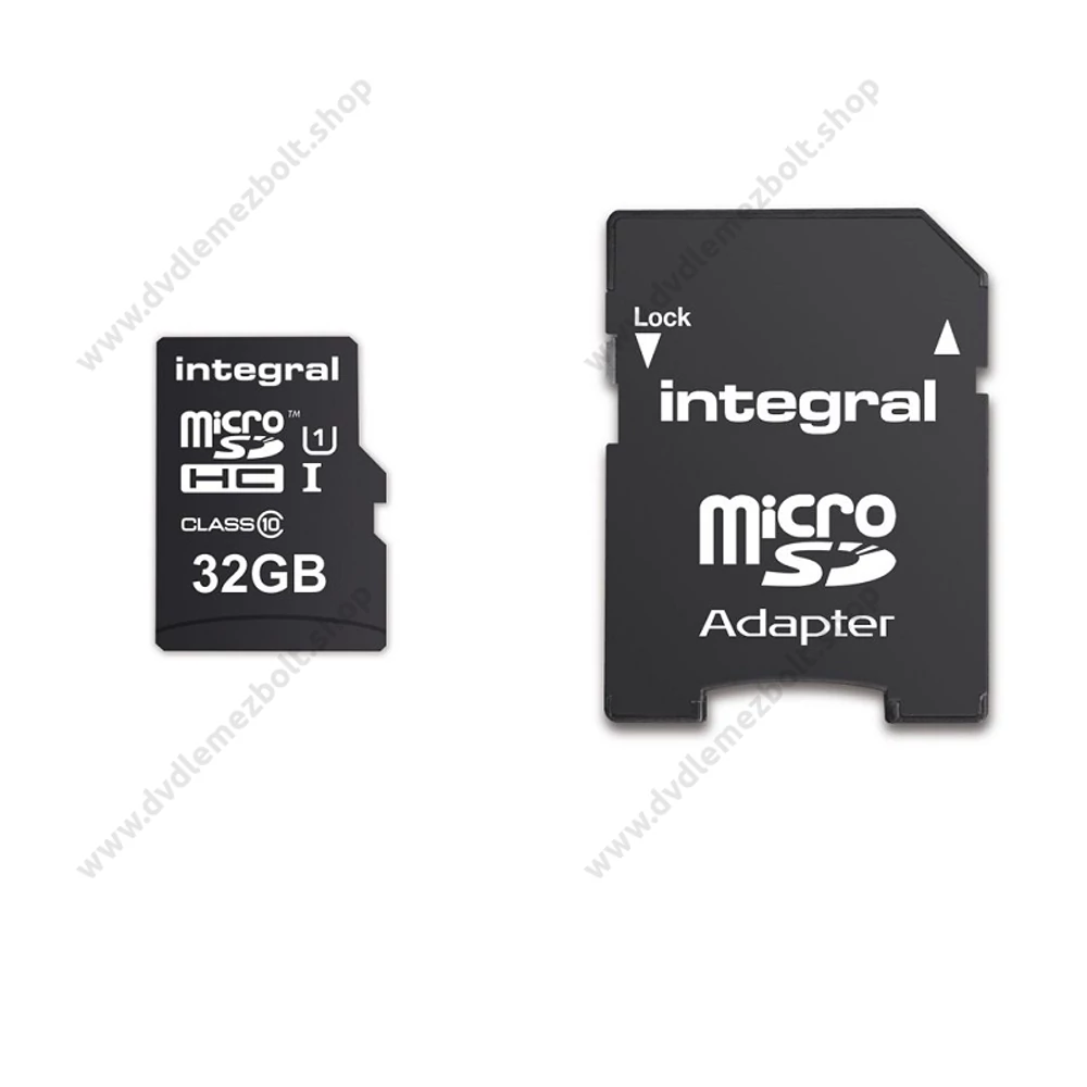 INTEGRAL ULTIMA PRO MICRO SDHC 32GB + ADAPTER CLASS 10 UHS-I U1 (90 MB/s OLVASÁSI SEBESSÉG)