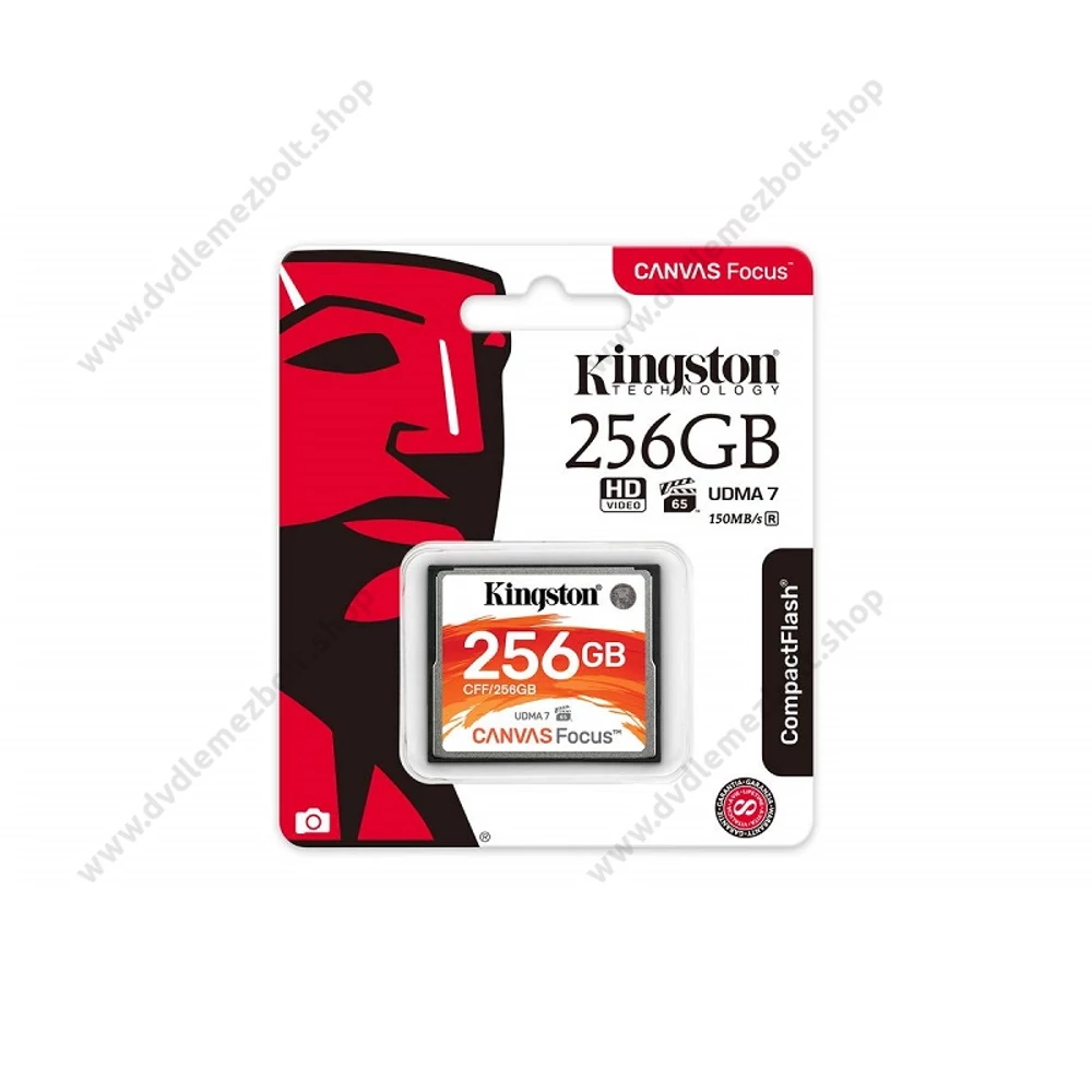 KINGSTON CANVAS FOCUS COMPACT FLASH 150R/130W UDMA7 VPG-65 256GB