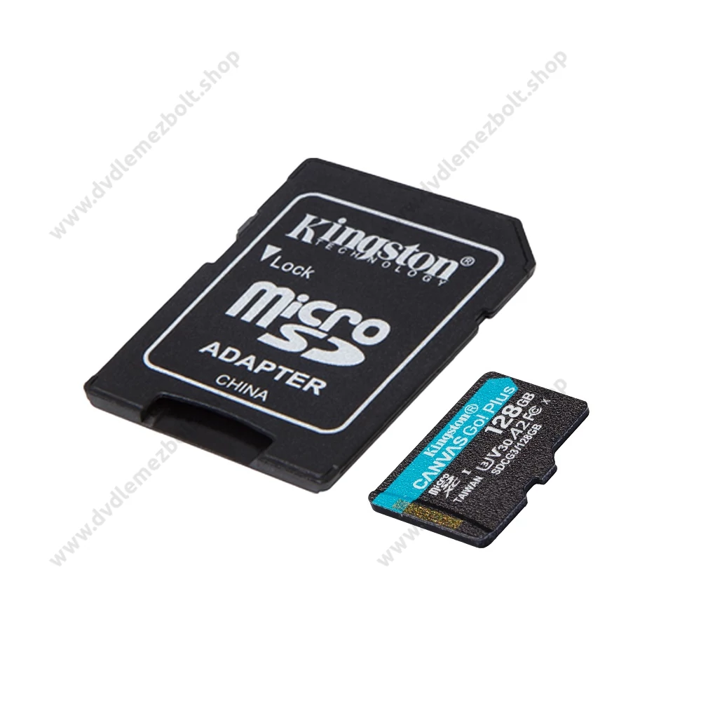 KINGSTON CANVAS GO PLUS MICRO SDXC 128GB + ADAPTER CLASS 10 UHS-I U3 A2 V30 170/90 MB/s