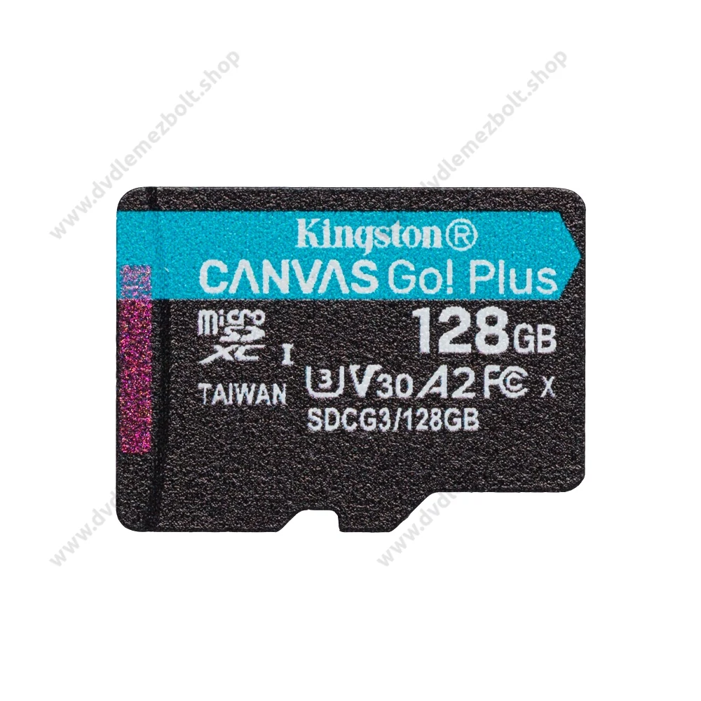 KINGSTON CANVAS GO PLUS MICRO SDXC 128GB CLASS 10 UHS-I U3 A2 V30 170/90 MB/s