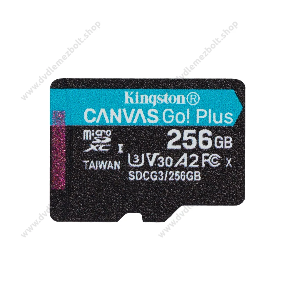 KINGSTON CANVAS GO PLUS MICRO SDXC 256GB CLASS 10 UHS-I U3 A2 V30 170/90 MB/s