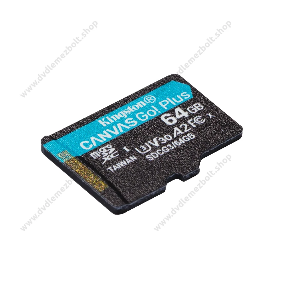 KINGSTON CANVAS GO PLUS MICRO SDXC 64GB CLASS 10 UHS-I U3 A2 V30 170/70 MB/s