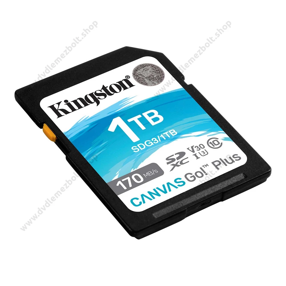 KINGSTON CANVAS GO PLUS SDXC 1TB CLASS 10 UHS-I U3 A2 V30 170/90 MB/s