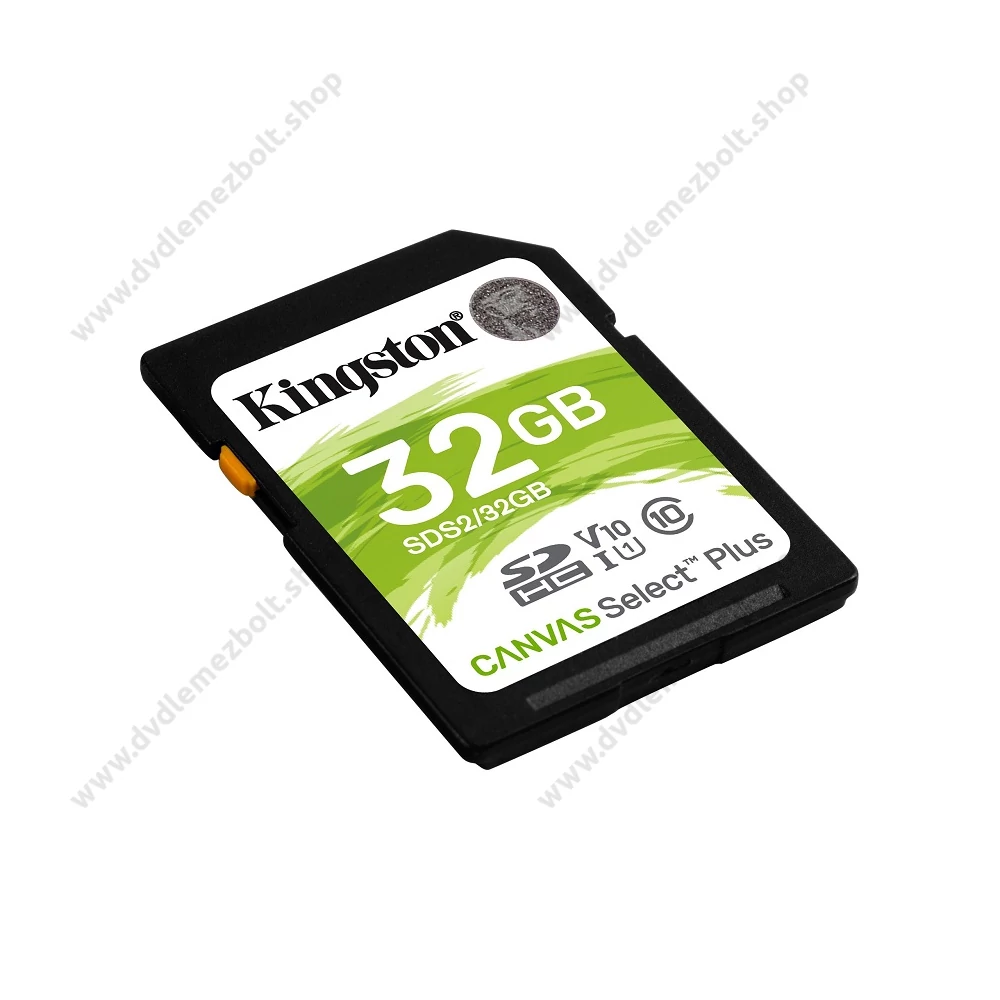 KINGSTON CANVAS SELECT PLUS SDHC 32GB CLASS 10 UHS-I U1 V10 100/10 MB/s