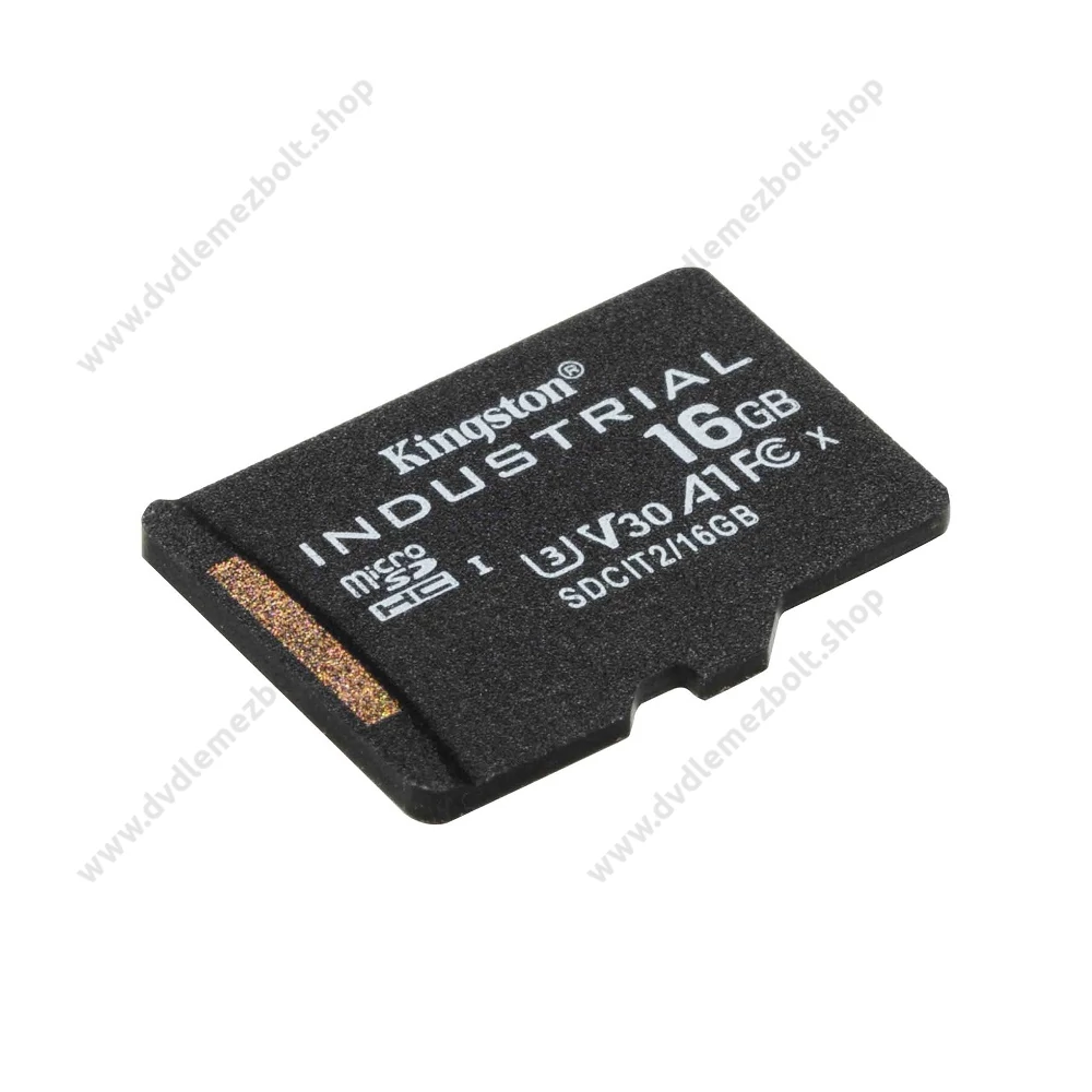 KINGSTON INDUSTRIAL GRADE MICRO SDHC 16GB CLASS 10 UHS-I U3 A1 V30 100/80 MB/s