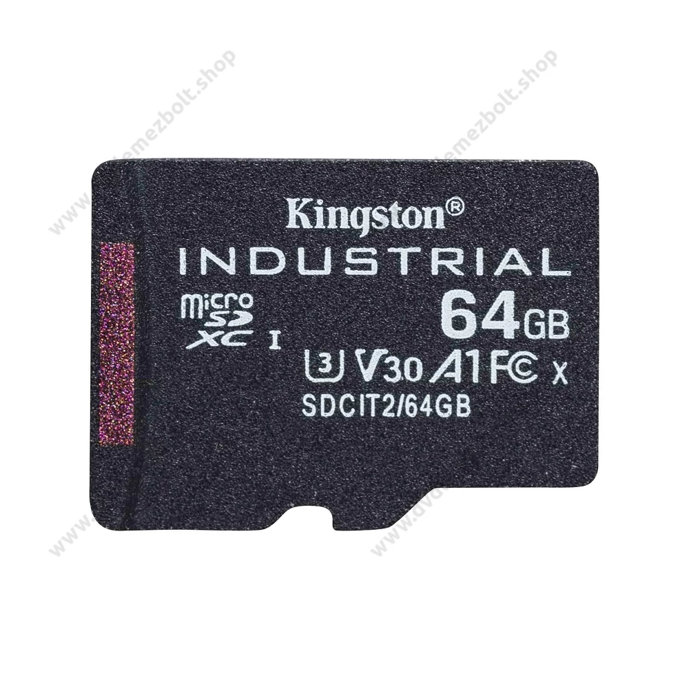 KINGSTON INDUSTRIAL GRADE MICRO SDXC 64GB CLASS 10 UHS-I U3 A1 V30 100/80 MB/s