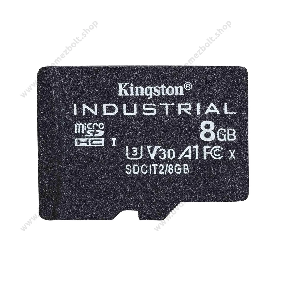 KINGSTON INDUSTRIAL GRADE MICRO SDHC 8GB CLASS 10 UHS-I U3 A1 V30 100/80 MB/s