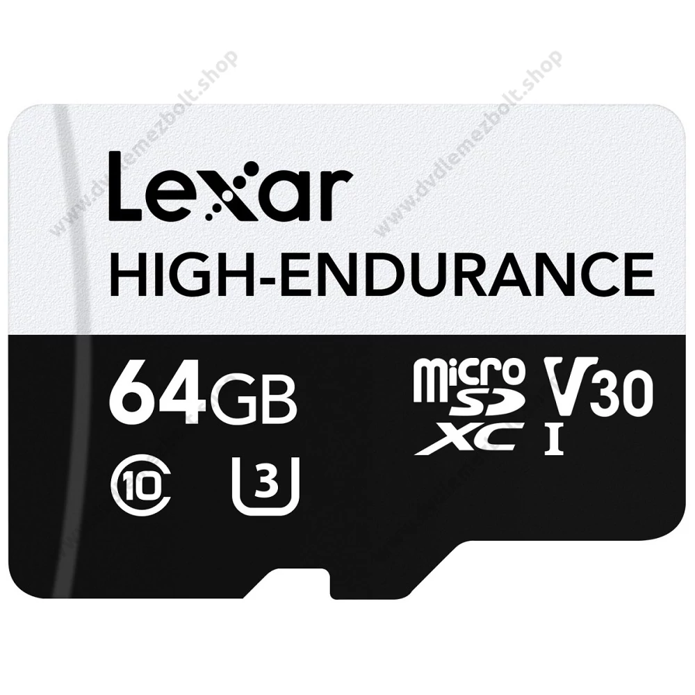 LEXAR HIGH ENDURANCE MICRO SDXC 64GB CLASS 10 UHS-I U3 V30 100/35 MB/s