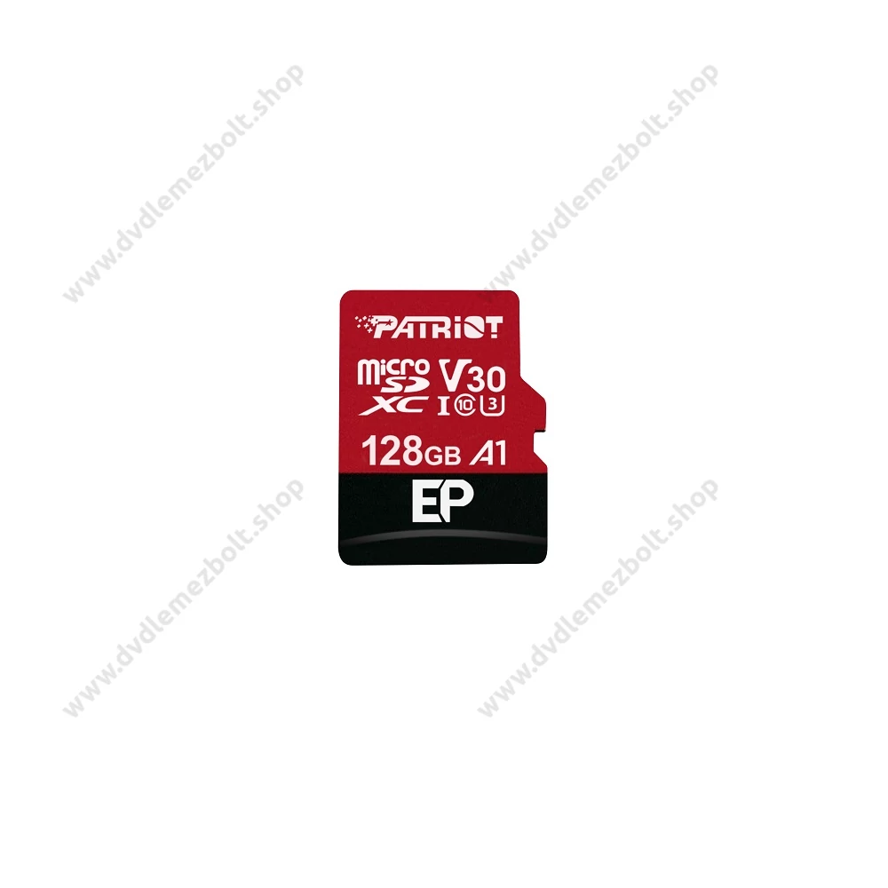 PATRIOT EP MICRO SDXC 128GB + ADAPTER CLASS 10 UHS-I U3 A1 V30 100/80 MB/s