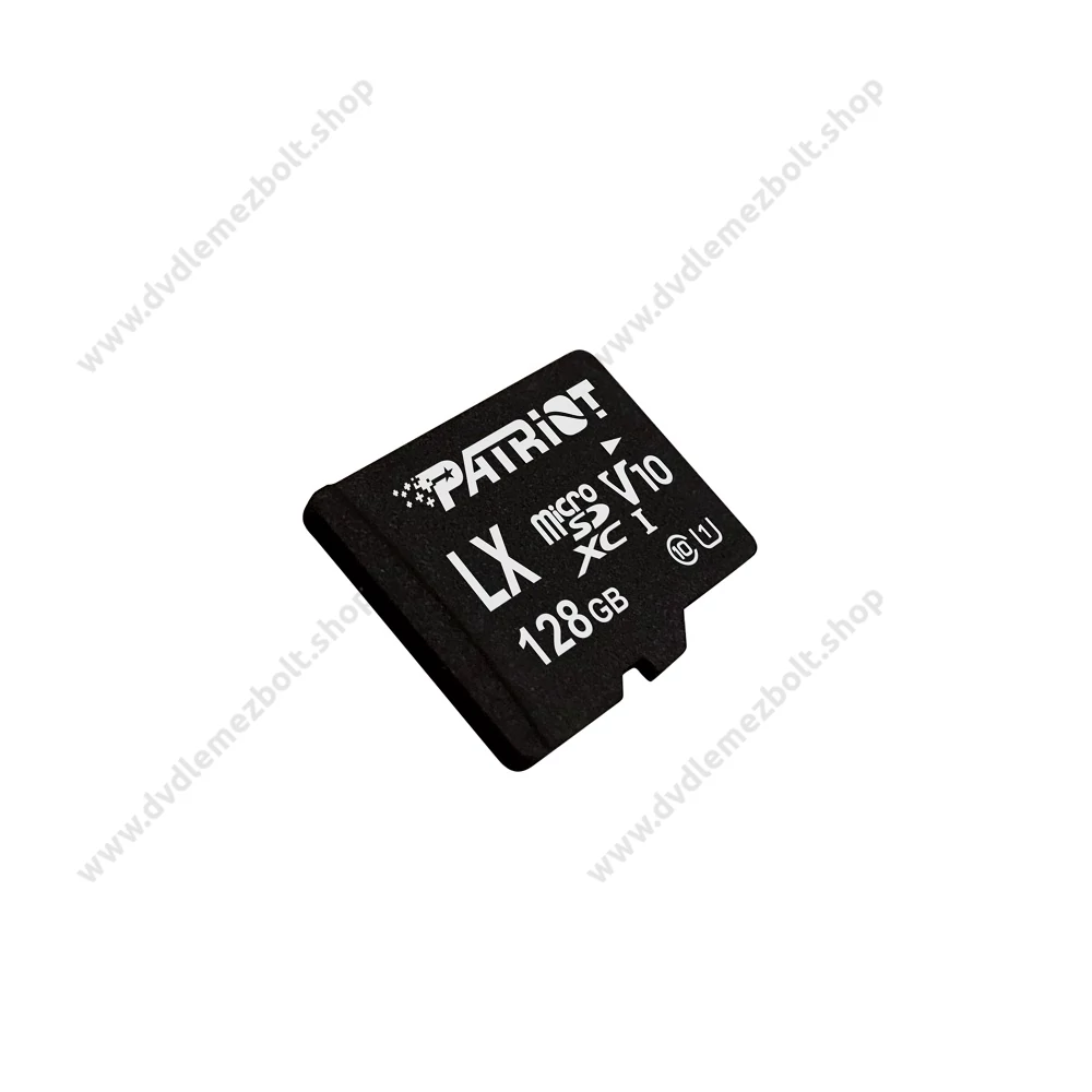 PATRIOT LX SERIES MICRO SDXC 128GB CLASS 10 UHS-I U1 (90 MB/s OLVASÁSI SEBESSÉG)