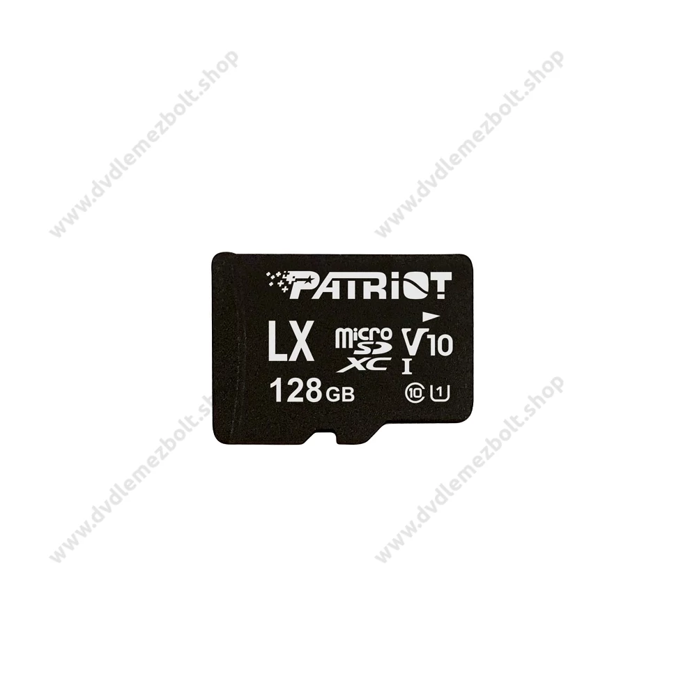 PATRIOT LX SERIES MICRO SDXC 128GB CLASS 10 UHS-I U1 (90 MB/s OLVASÁSI SEBESSÉG)
