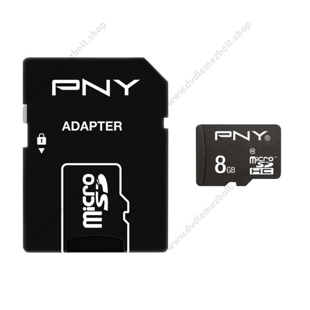 PNY MICRO SDHC 8GB + ADAPTER CLASS 10
