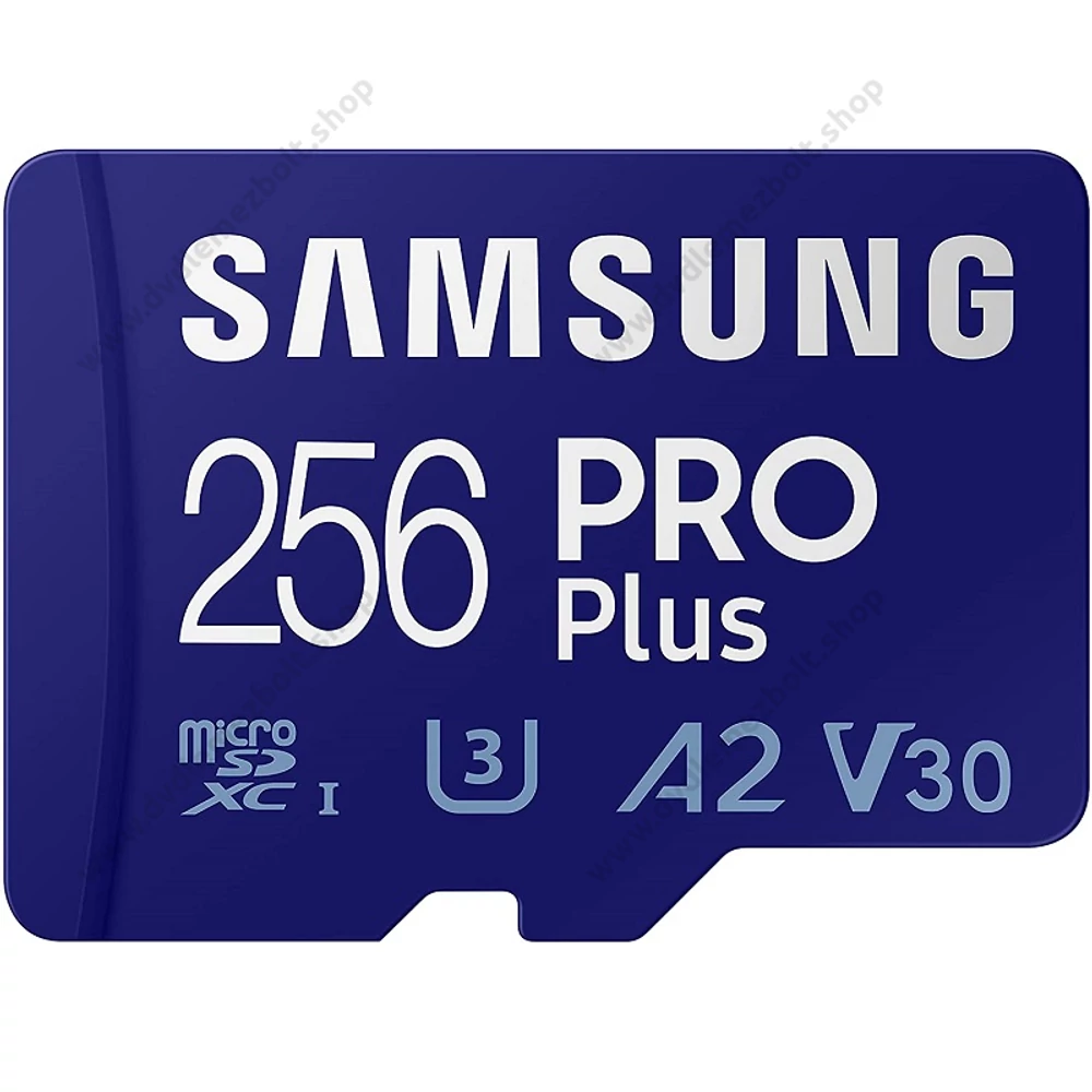 SAMSUNG PRO PLUS (2021) MICRO SDXC 256GB CLASS 10 UHS-I U3 A2 V30 160/120 MB/s + USB 3.0 MEMÓRIAKÁRTYA OLVASÓ