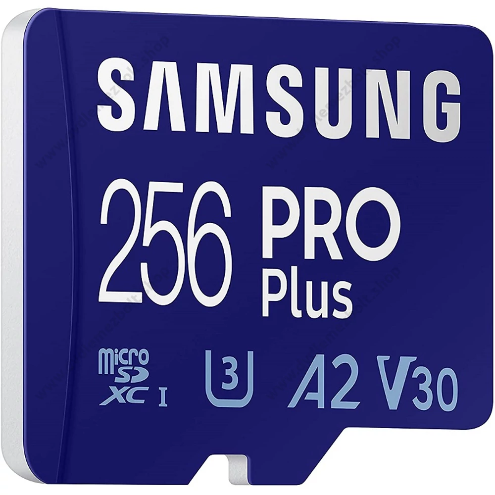 SAMSUNG PRO PLUS (2021) MICRO SDXC 256GB CLASS 10 UHS-I U3 A2 V30 160/120 MB/s + USB 3.0 MEMÓRIAKÁRTYA OLVASÓ