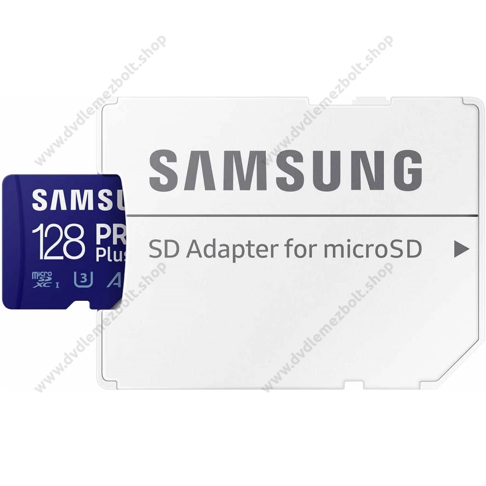 SAMSUNG PRO PLUS (2023) MICRO SDXC 128GB + ADAPTER CLASS 10 UHS-I U3 A2 V30 180/130 MB/s