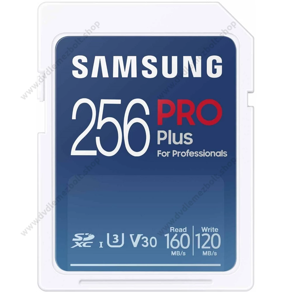 SAMSUNG PRO PLUS (2023) SDXC 256GB CLASS 10 UHS-I U3 V30 180/130 MB/s