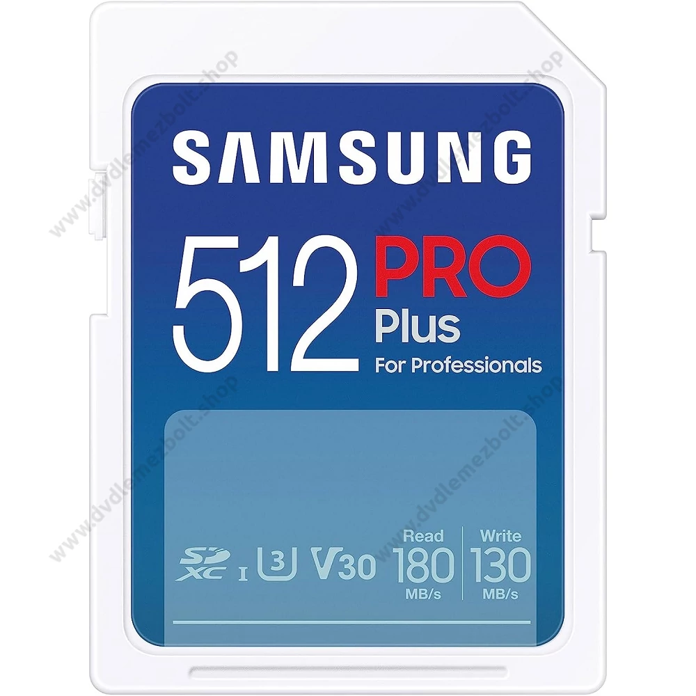 SAMSUNG PRO PLUS (2023) SDXC 512GB CLASS 10 UHS-I U3 V30 180/130 MB/s