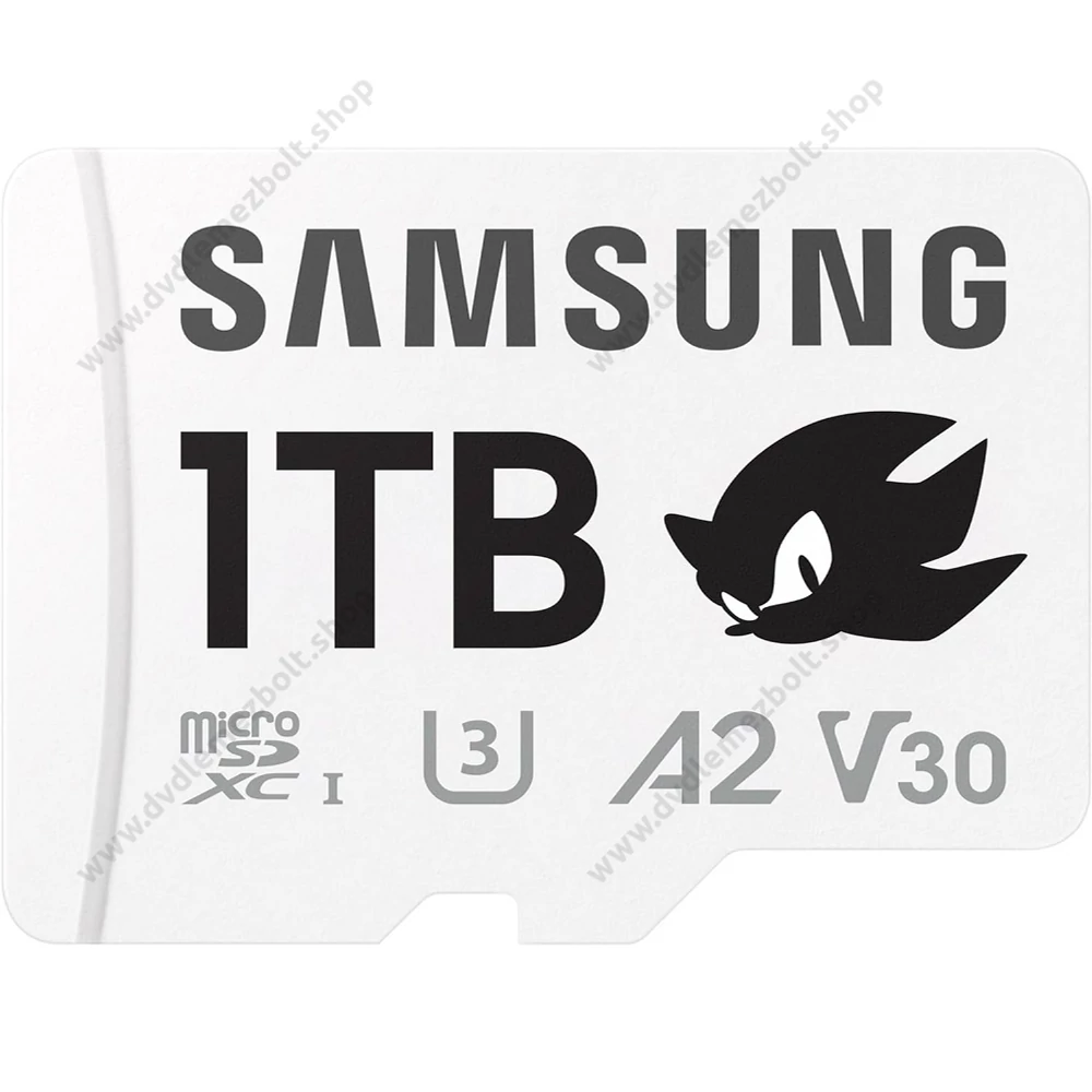 SAMSUNG PRO PLUS SONIC THE HEDGEHOG SERIES MICRO SDXC 1TB + ADAPTER CLASS 10 UHS-I U3 A2 V30 180/130 MB/s