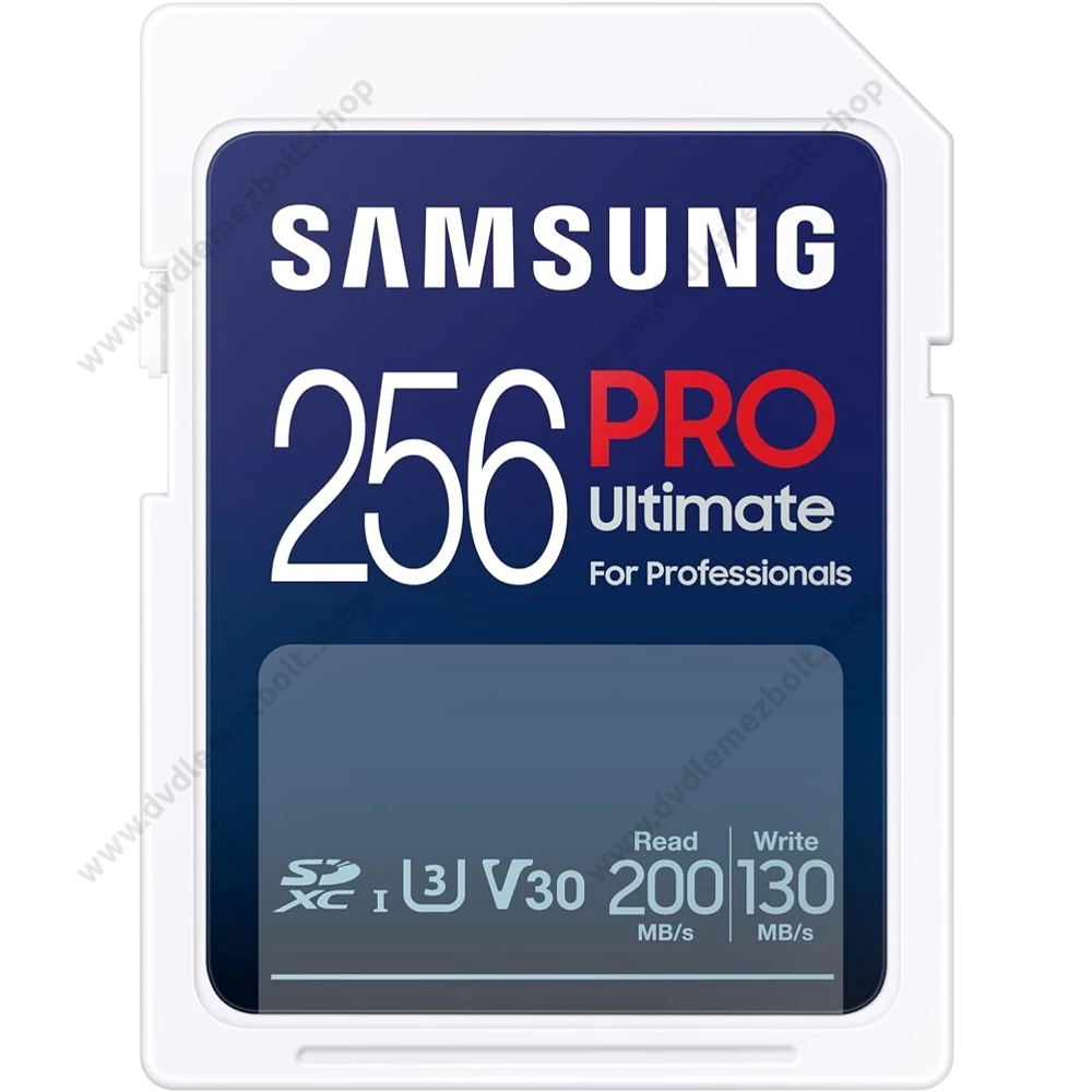 SAMSUNG PRO ULTIMATE (2023) SDXC 256GB CLASS 10 UHS-I U3 V30 200/130 MB/s